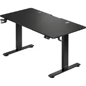 Casaria Elektrisch in Hoogte Verstelbaar Bureau 140 x 60 cm – Zwart