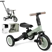 Kikkaboo FLIP driewieler, geschikt vanaf 1 jaar met duwstang - tot 5 jaar, loopfiets 5-in-1