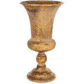 Artpol Gouden Metalen Vaas Decoratief 30x16,5x16,5 cm