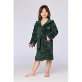 Woody Unisex kamerjas donkergroen - maat 140/10J