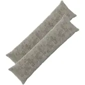 vidaXL Kussensloop 2 st HEERLEN Lichtgrijs 40 x 145 cm
