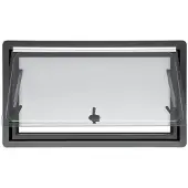 OEM Ventilatievenster, duurzame materialen, verstelbare openingshoek, zwart