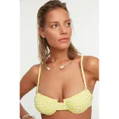 Trendyol Bikinitop geel / wit