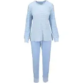 Ringella Katoenen dames pyjama fjord blauw | Maat 44