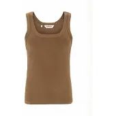 Soft Rebels Top ' SRFenja ' donkerbruin