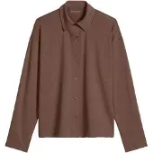 Marc O'Polo Blouse ' Loungewear-Styles ' chocoladebruin