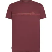 Icebreaker Functioneel shirt 'Tech Lite' oranje / rood / bourgogne
