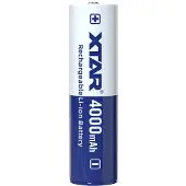 XTAR 18650 oplaadbare lithium batterij (3.6 V, 4000 mAh, 10A)