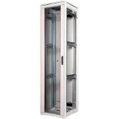 Roline 19-inch netwerkkast Pro 47 U, 600x600 BxD Glazen deur grijs