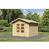 Karibu Woodfeeling tuinhuis, model Talkau 6, onbehandeld hout; 83338