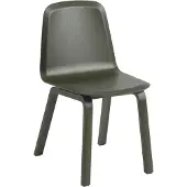 Muuto Brink Stoel Houten Onderstel Dark Olive | Dark Olive