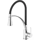 Hak - Keukenkraan Hebe met flexibele arm en vuistdouche, chroom HT430