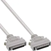 InLine SCSI II kabel, 50-pin Mini Sub-D male / male, 1m