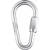 BEAL Maillon Pear Galva Karabijnhaak Zilver 10 mm