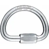 BEAL Maillon Semi Circular Galva Karabijnhaak Zilver 10 mm