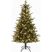 Kaemingk Kunstkerstboom Alison pine H150 D97 cm 220 lampjes Everlands