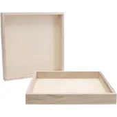 Creativ Company Houten frame met rand 24,5x24,5x3cm, 10st.
