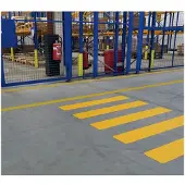 Durable Vloermarkering zebrapad 200/05 vervangstrip, 181104, Geel