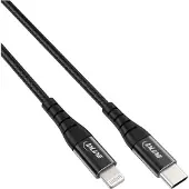 InLine USB-C Lightning-kabel, voor iPad, iPhone, iPod, zwart/aluminium, 1m MFi