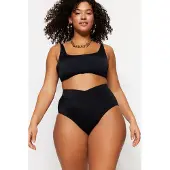 Trendyol Vrouwelijk Hoge taille Bikinibroekjes in grote maten