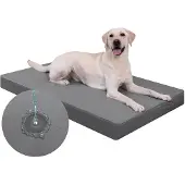 Sonstiges Orthopedisch hondenbed, afmetingen 104x68x8 cm, grijs, waterdicht, met lederlook