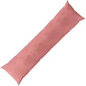 vidaXL Kussensloop HEERLEN Roze 40 x 145 cm fluweel