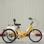 OEM Driewieler – Driewieler fiets – 7 versnellingen – Stalen frame – Opvouwbaar – Met boodschappenmand
