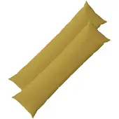 vidaXL Kussensloop 2 st HEERLEN Lichtgroen 40 x 145 cm Stof