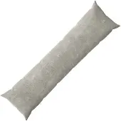 vidaXL Kussensloop HEERLEN Lichtgrijs 40 x 145 cm Chenille Stof