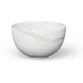 Looox sink collection opzetwastafel small diameter 23cm calacatta wwks23ca