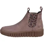Tamaris Enkellaarsje donkerbeige / zwart