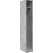 vidaXL - Kledingkast - 30x50x200 - cm - bewerkt - hout - betongrijs