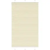 vidaXL Plissé rolgordijn 115x200cm stofbreedte 114,4cm polyester crème