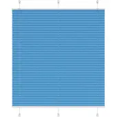 vidaXL Plissé rolgordijn 115x150cm stofbreedte 114,4cm polyester blauw