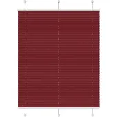 vidaXL Plissé rolgordijn 110x150cm stofbreedte 109,4cm bordeauxrood