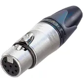 Neutrik NC7FXX XLR-connector Bus, recht Aantal polen: 7 Zilver 1 stuk(s)
