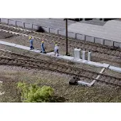 Auhagen 41620 H0 kabelgoten en 5 schakelkasten Bouwpakket