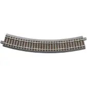 Roco H0 GeoLine (met ballastbed) 61123 Gebogen rails 6 stuk(s)