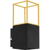 Eglo 97735, Zarovnané, 1 lamp, GU10, Zwart, Goud