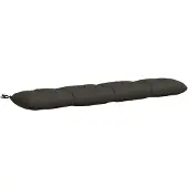 vidaXL Bankkussen VIANEN 100% Polyester Antraciet 140 x 30 x 12 cm
