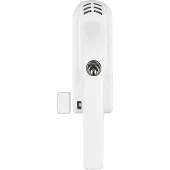 ABUS Afsluitbare raamgreep FG300A - Raamknoop met drukcilinder en alarmfunctie, wit