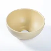 Qeramiq Dely Waskom - 20x20x9cm - rond - keramiek - beige