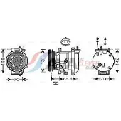 Ava Cooling DWAK080 Aircopomp