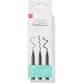 HEMA Permanente markers 0.5-1-2mm - 4 stuks
