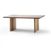 AEA Eleganter brauner Esstisch aus Holz für modernes Esszimmer