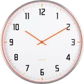 Karlsson - Wandklok Sporty Oranje