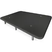 Dripio Gestoffeerd lattenbodem, 135x190 cm, met 5 dwarsbalken, 6 metalen poten, zwart