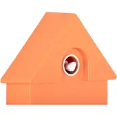 Karlsson Klok Modern Cuckoo ABS Bright Orange