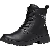 Geox Laarzen 'J CASEY ' zwart / zilver