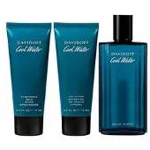 Davidoff - Cool Water Man United Gift Set: Eau de toilette 125 Ml - After Shave Balm 75 Ml Cool Water and Cool Water Shower Gel 75 Ml